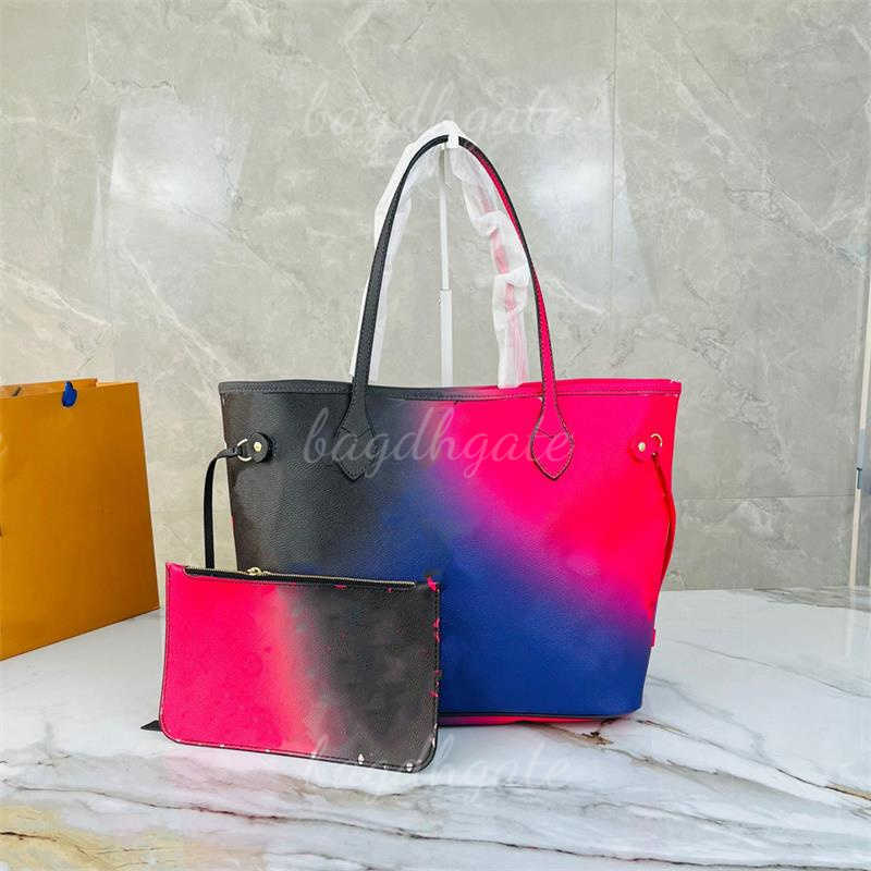 

Lvity Designers Luxury Bag Colorful Womens Handbags Crossbody The Gradient Sunrise Shoulder Sunset Mini Tie City Pink, Justbox