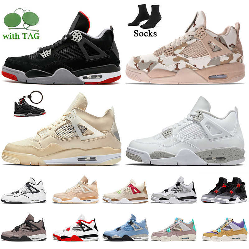 

Shoes 4s Mens Basketball Jumpman Women Men 4 Trainers OG Sneakers Bred Veterans Day Sail White Oreo Military Black DIY Infrared Shimmer, C39 white cement 36-47
