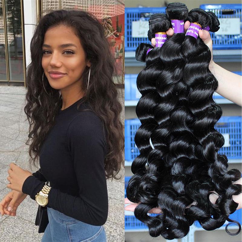 

Human Hair Bulks Brazilian Loose Wave Bundles Extension Deep Remy Weave Comingbuy
