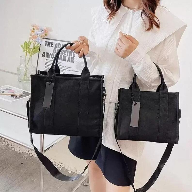 

The Tote Bag High Quality Women Luxury Designer Bags Canvas Practical Large Capacity Plain Handbags Coin Purse Square Wallets marc canva, Packaging bags