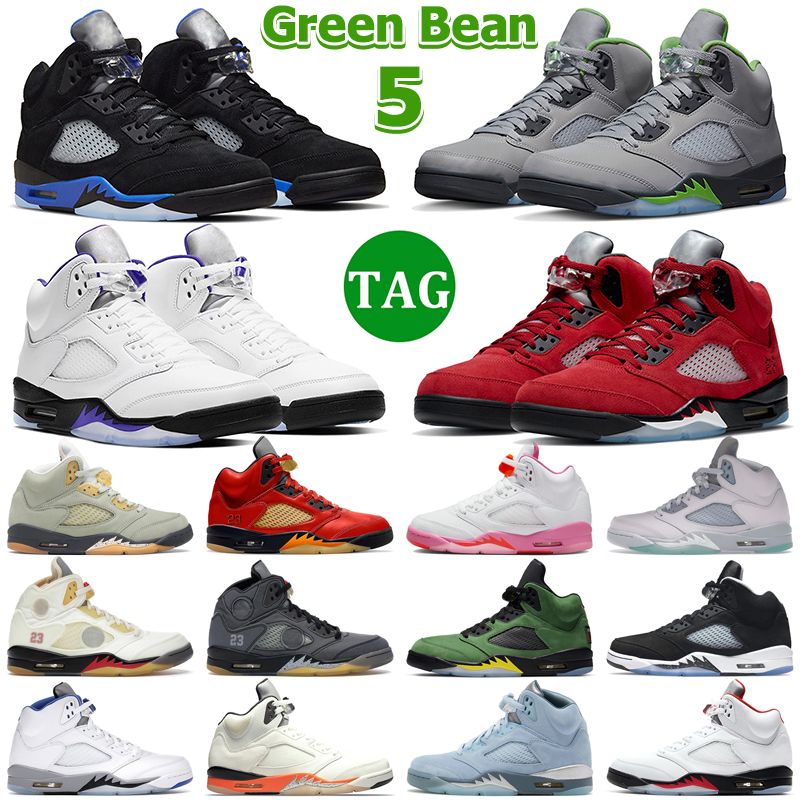 

Jordens 5s men basketball Shoes Racer concord Stealth 2.0 Oreo Fire Raging Red Jade Horizon Blue bird Sail Green Bean 5 Anthracite Alternate Sports, 24