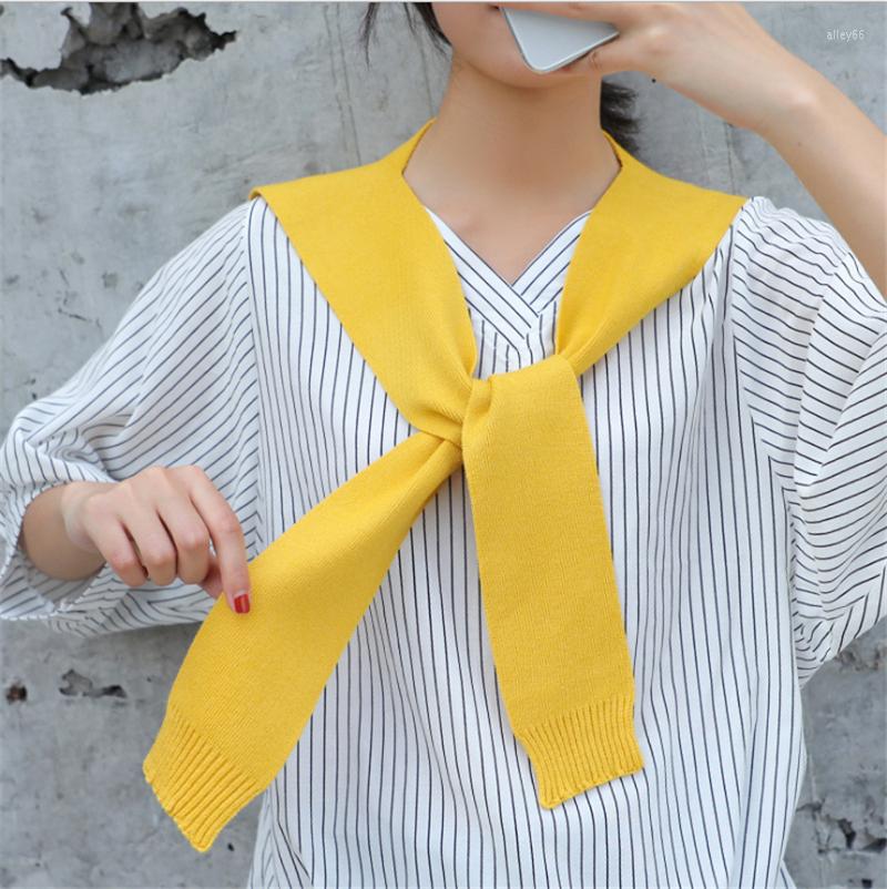 

Scarves POBING Solid Scarf Women Imitation Cashmere Wraps Wram Poncho Female Pashmina Lady Blanket Shawls Striped Korea Cravat