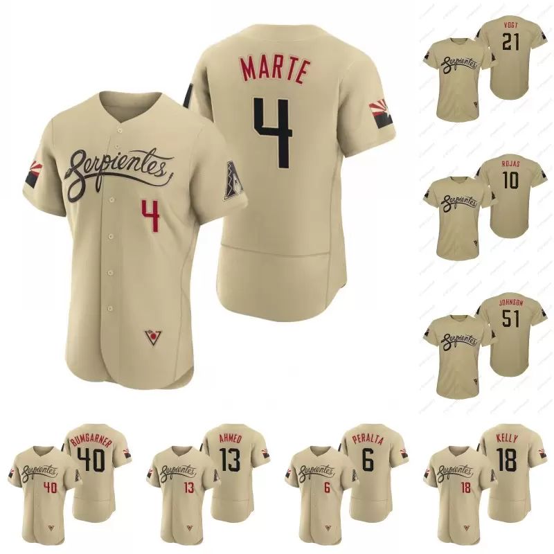 

baseball Serpientes #40 Madison Bumgarner Baseball Jersey Zac Gallen David Peralta Nick Ahmed Ketel Marte Josh Rojas Seth Beer Cooper Hummel, Youth black s-xl