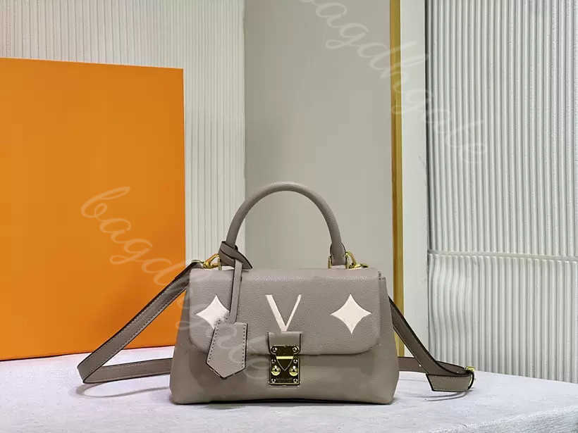 

Lvity designers Luxury bag Fashion Madeleine BB S-lock Handbags Purses Croisette Women Brand Classic Style Ge nuine Leather Embossing, Justbox