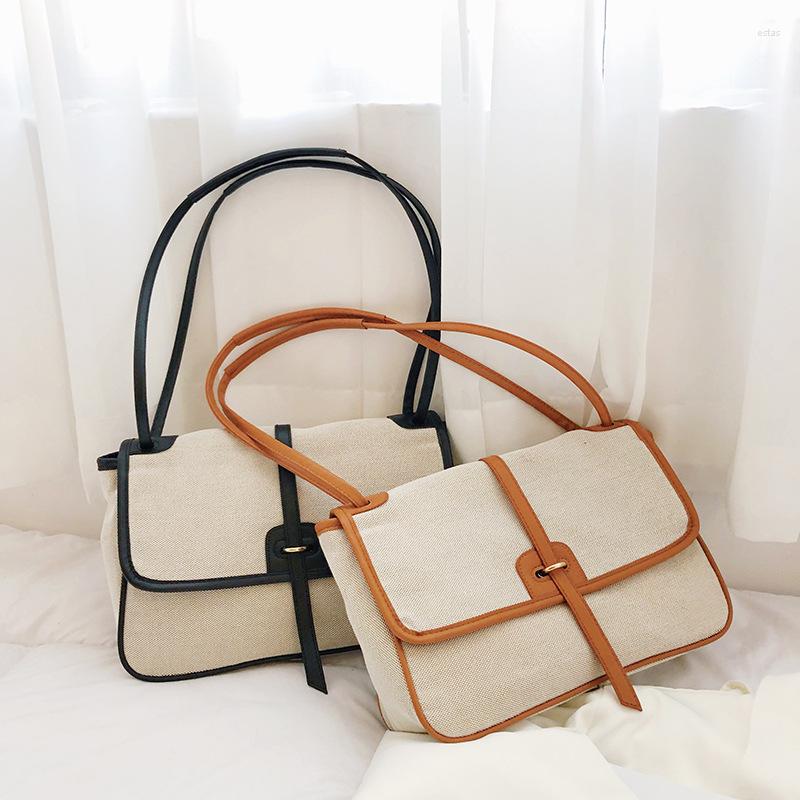 

Evening Bags High Quality Women Canvas Handbags Small Shoulder Designer Ladies Purse Messenger Fashion Female Tote Travel Bag, Auburn