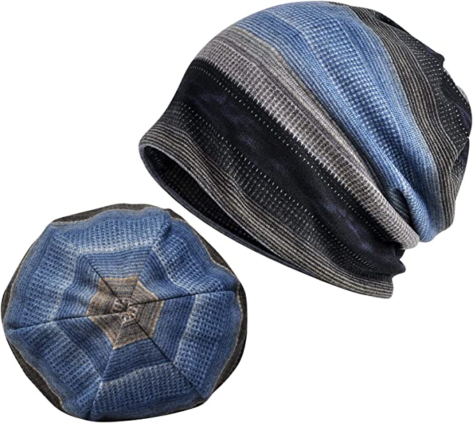 

Autumn Winter Beanies Thin Bonnet Cap Men Women's Skullies Casual Hat, Blue