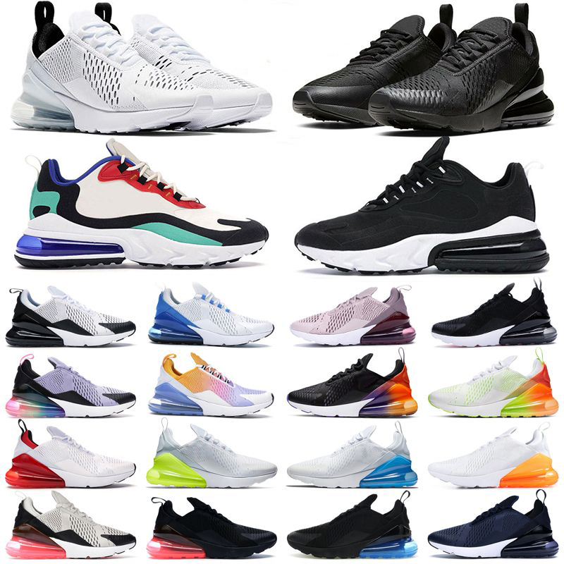 

Running Shoes 270 270s Triple Black University Blue USA Core White Orange Volt Be True Men Women Outdoor Sports Sneakers Walking Jogging 36-45, 23