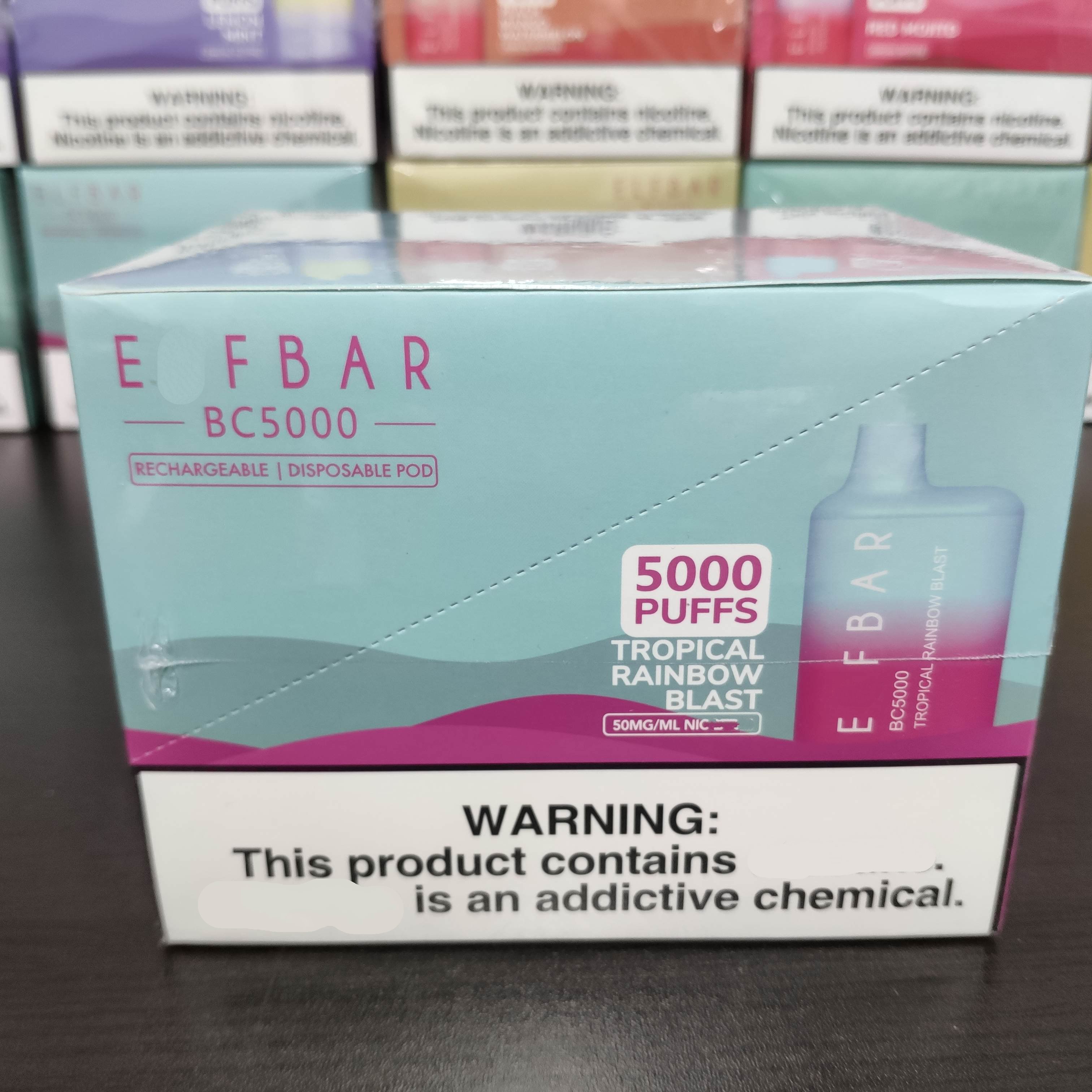 

ELF 5000 PUFFS BAR Disposable E Cigarette 650 mAh 13ml wholesale Vape bar