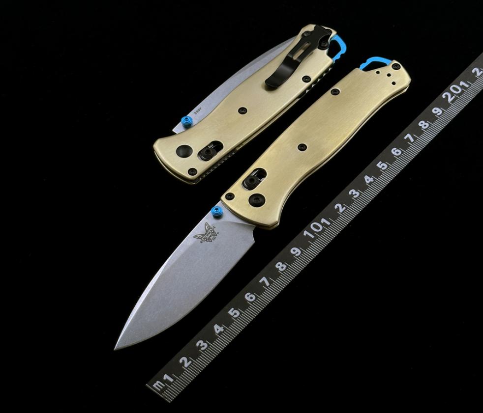 

BENCHMADE 5353 535 Copper handle Bugout folding knife S90V blade outdoor camping pocket tactical selfdefense EDC BM940 BM781 8106804797