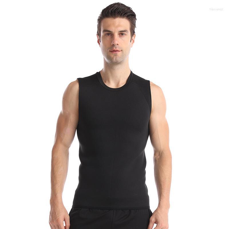 

Hunting Jackets Men's Fat Burning Abdomen Vest Running Sports Fitness Clothes Sweat-Absorbent Flexible Quick-Drying Breathable Outdoor, Black