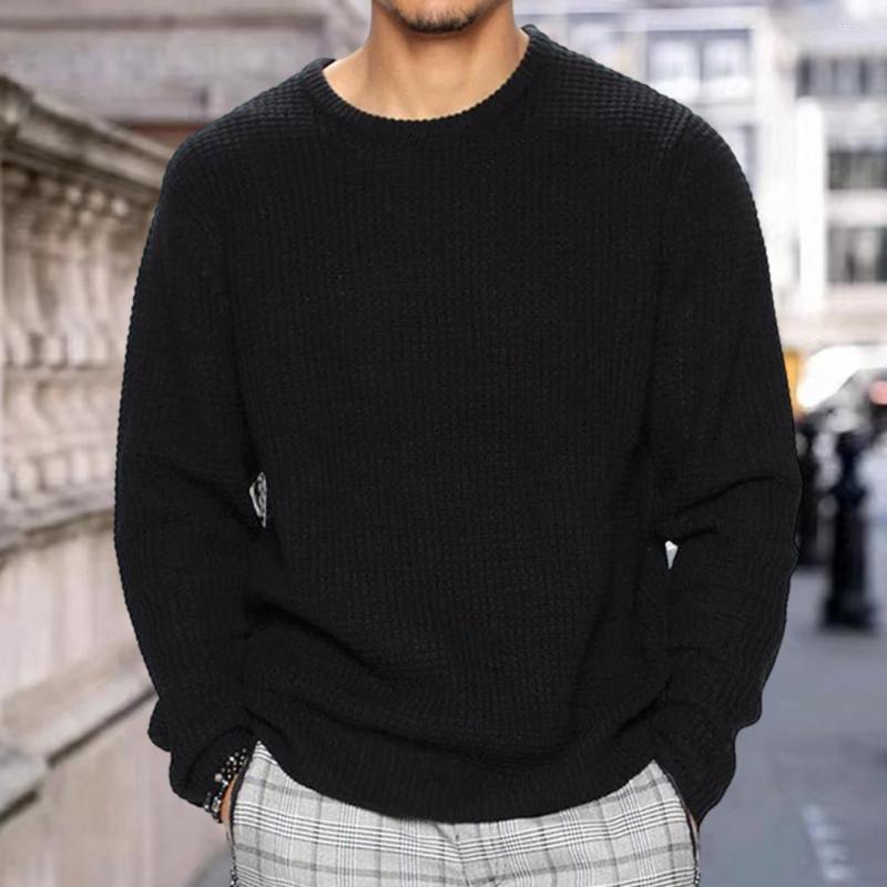 

Men's Sweaters Casual Pullover Sweater Daily Wearing All Match Stretchable Men, Dark blue