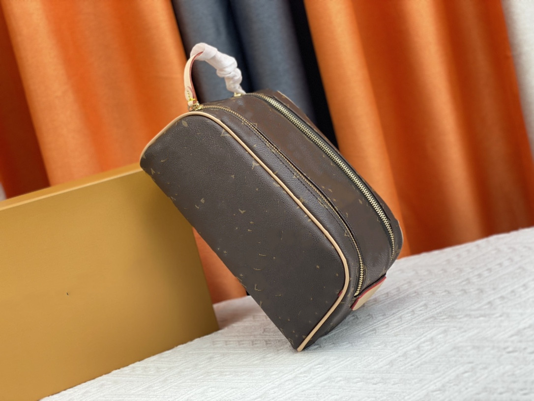 DOPP KIT men's cases handbag Toilet Pouch wash bag Pochettes luxury designer Vintage lady beauty double zipper large capacity cosmetic storage