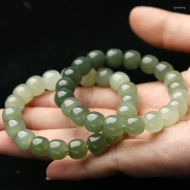

Strand 2022 An Jade Bead String Bracelet Fashion Simple Niche Design Summer Cool Women Jewelry Color-changeable White Artifacts