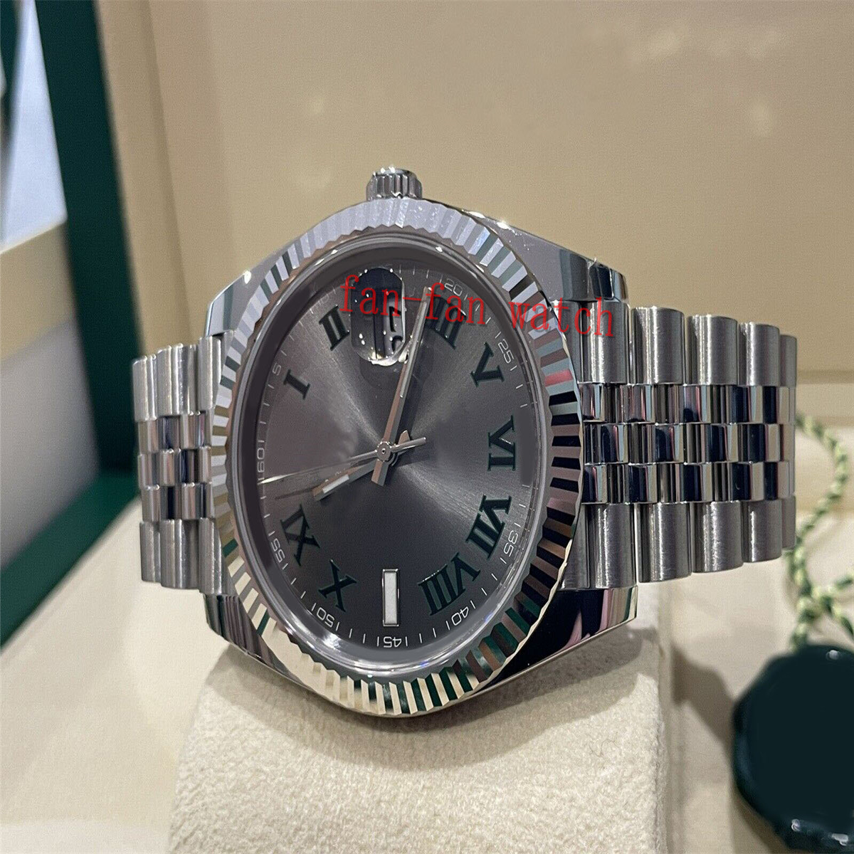 

new watch luxury Datejust 41mm 126334 Wimbledon Dial Jubilee 2022 men's Automatic Watch, Black