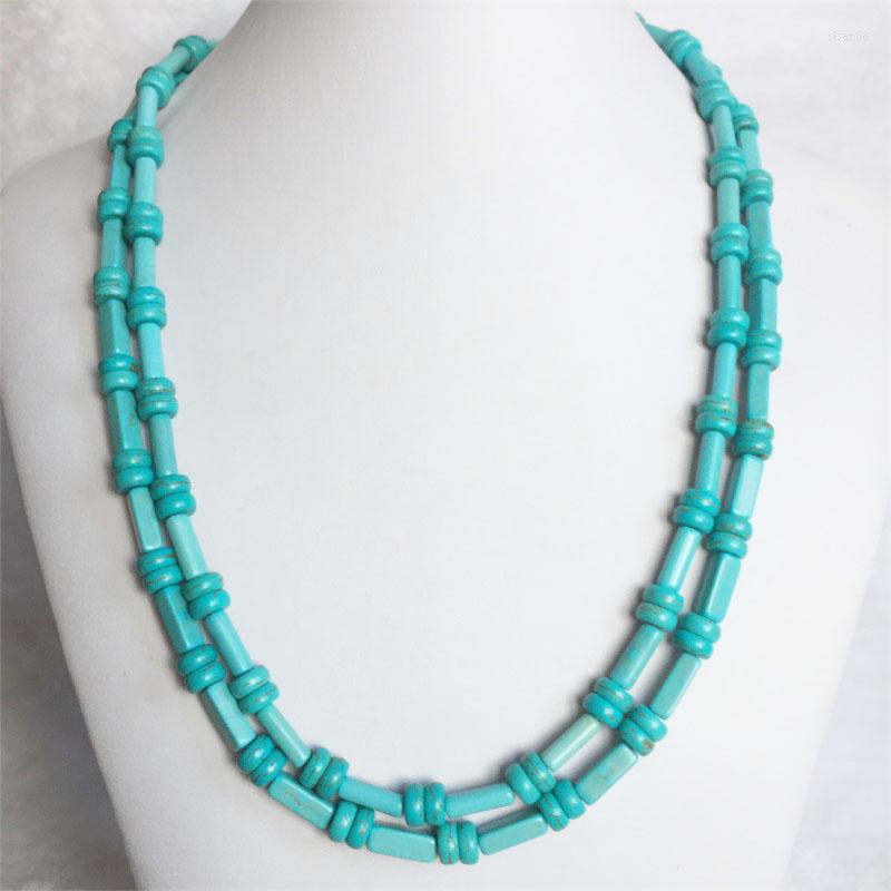 

Chains Chokers Howlite Necklaces Semi Precious Stone ABACUS BEADS Women Fashion Statement Jewelry