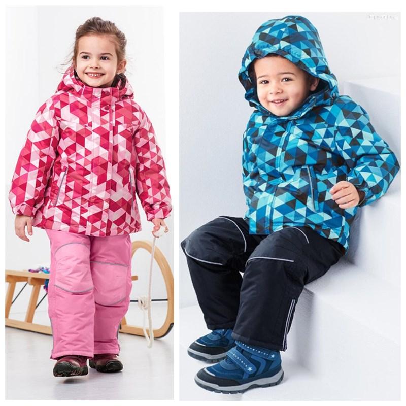 

Clothing Sets Boys And Girls Autumn Winter Jackets Children's For Outdoor Suits Rainproof Windproof Plus Velvet, 92