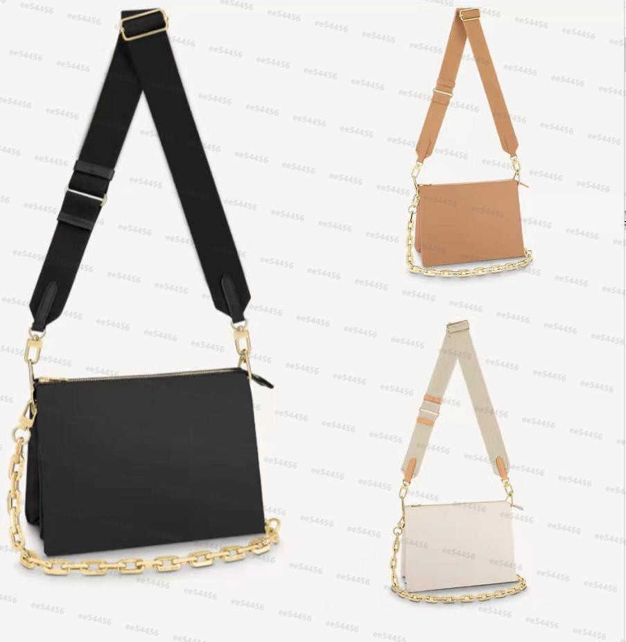

Lvity Top quality Women's men Crossbody famous Bags tote Nylon tassel COUSSIN leather Shoulder Bag Original Purse wallets Luxury Designer Handbags, Black