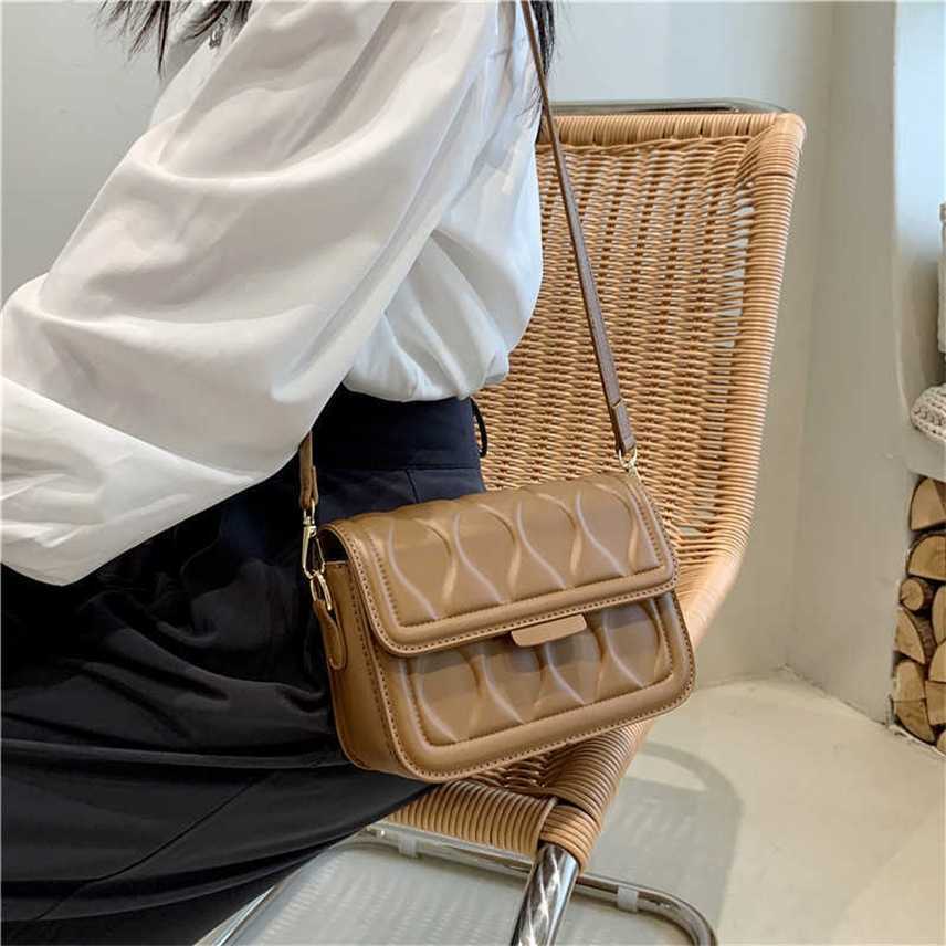 

Messenger Bags Female Autumn 2022 New Underarm Texture Small Square Crossbody One shoulder Bag, Black