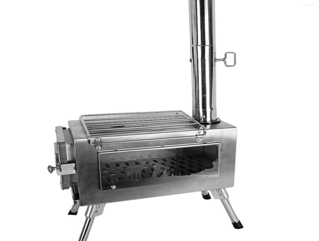 

Tents And Shelters Camp Stove Pipes Chimney Woodstove Straight Pipe Stainless Steel Wood Burning Adjustable Camping Hiking Stoves7118572