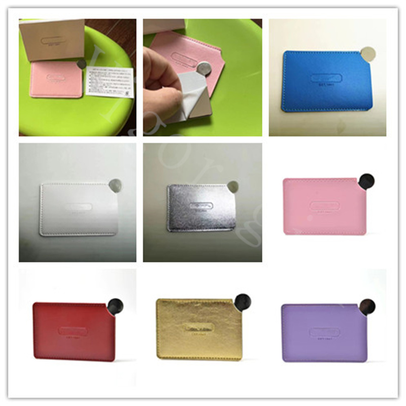 

2022 Fashion Brand Compact Mirrors For Girl Stainless Steel Counter Mirror Not Easy To Break With Multi Color Very Nice To Carry
