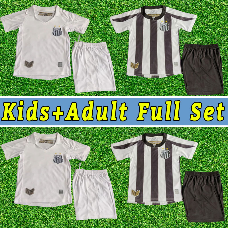 

22/23 Santos Club FC Home Soccer jerseys 2022 Away SOTELDO RODRYGO DAVID BRAZ SASHA D.GONZALEZ shirt Maillot Football Uniforms Third Men Kids Child Adult, Home+patch
