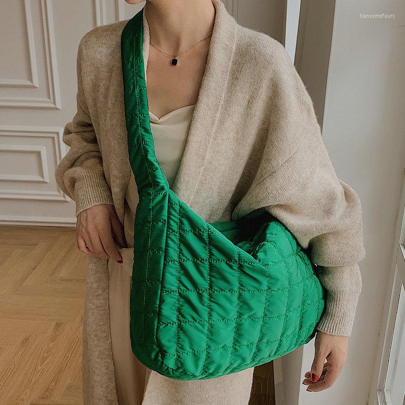 

Evening Bags Casual Large Capacity Shoulder For Women Quilted Ruched Crossbody 2022 Big Hobo Bag Women's Travel Handbags 9343, Beige