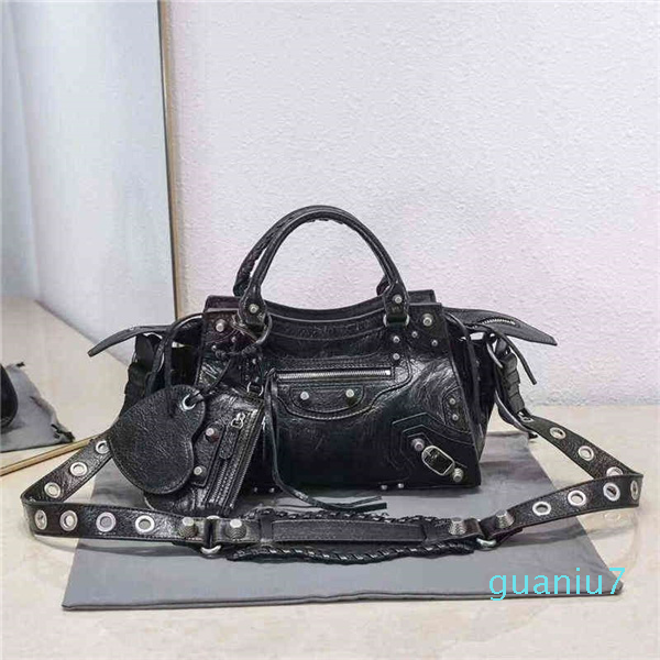 

Designer Bag Balenciga Handbags Lecagole Bags Neo Cagole Shoulder Handbag Hand-held Oblique Back Locomotive Original Logo, Avocado color