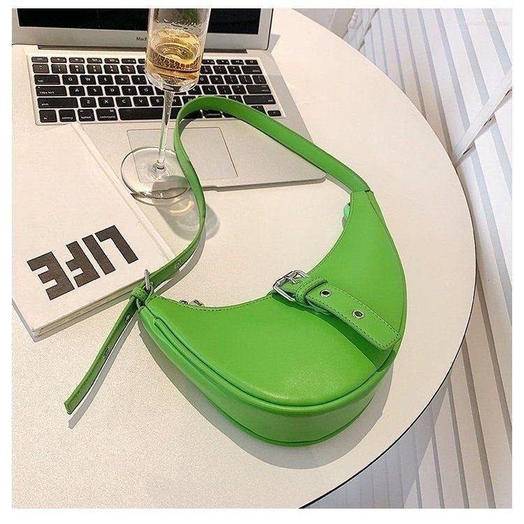 

Evening Bags Summer Fashion Korean Trendy Underarm Elegant Ladies All-match High-quality Solid Color Shoulder Bag Handbags Luxury, White