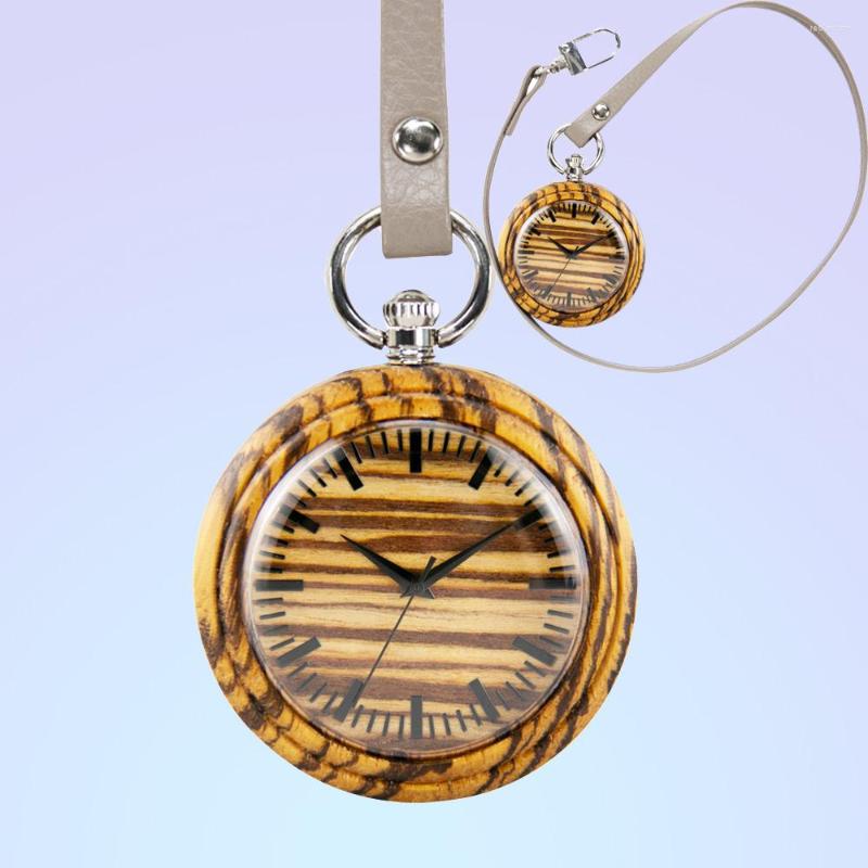 

Pocket Watches Men's Outdoor Watch Travel Clock Wooden Gift Box Luxury Fashion Sports Quartz Backpack Handbag Wall, Black