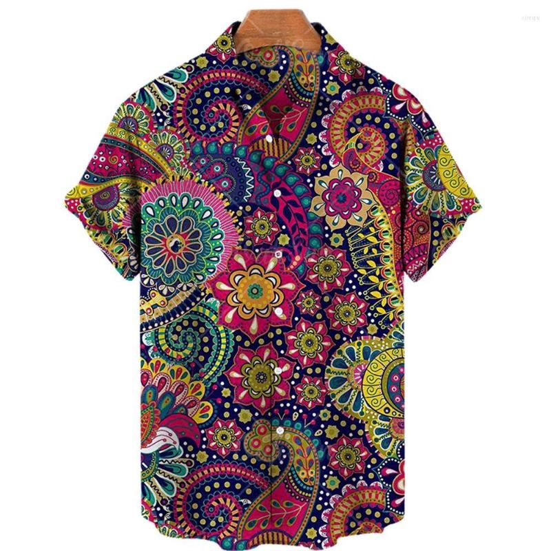 

Men' Casual Shirts 2022 Hawaiian Shirt Gold Classic Retro Beachwear Plus Size 5XL Men' Short Sleeve Loose Tops2022 Hawaii, Zm-2337