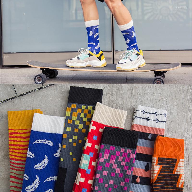 

Men's Socks Cotton Straight Tube Fashion Casual High Terry Men's Sports
