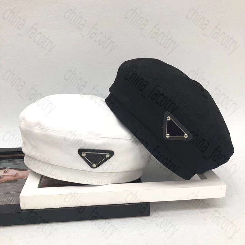 

Luxury Designer Beret Women Brand Fashion Woolen Hat Vintage literary bucket cap Womens Mens Triangle Logo Fitted Hats