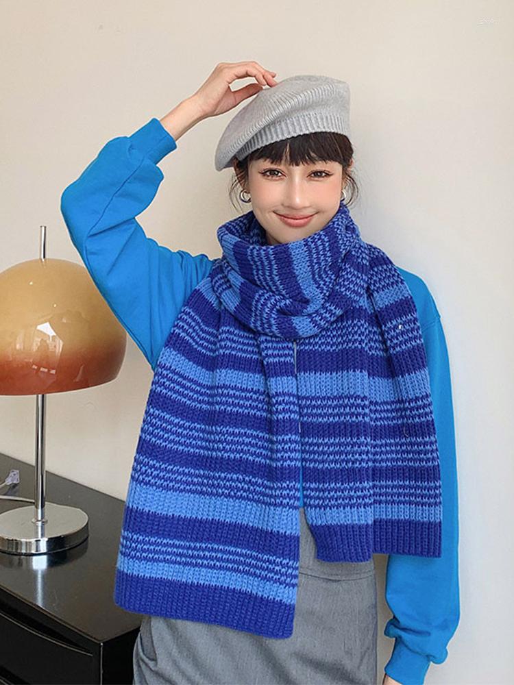 

Scarves Imitation Cashmere Women Scarf Winter Ladies Vintage Striped Scarve Pashmina Mujer Foulard Bufanda Stoles Shawls