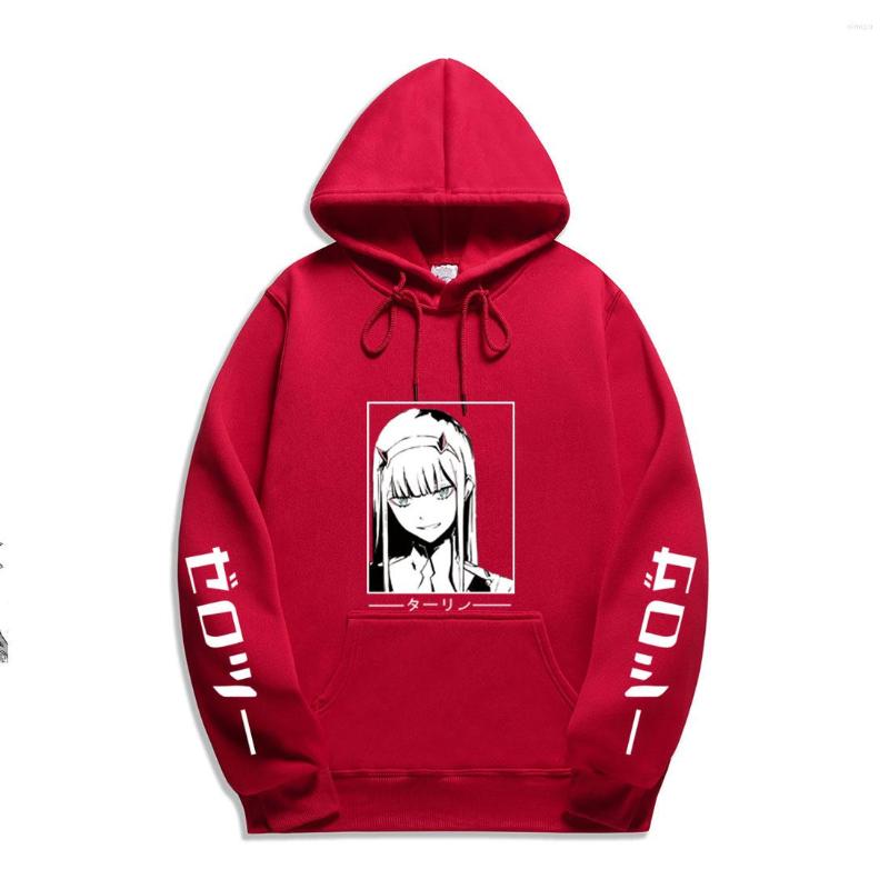 

Men' Hoodies Janpanese Anime Darling In The Franxx Zero Two Cartoon Print Hoody Unisex Sweatshirts Fashion Printing, Violet