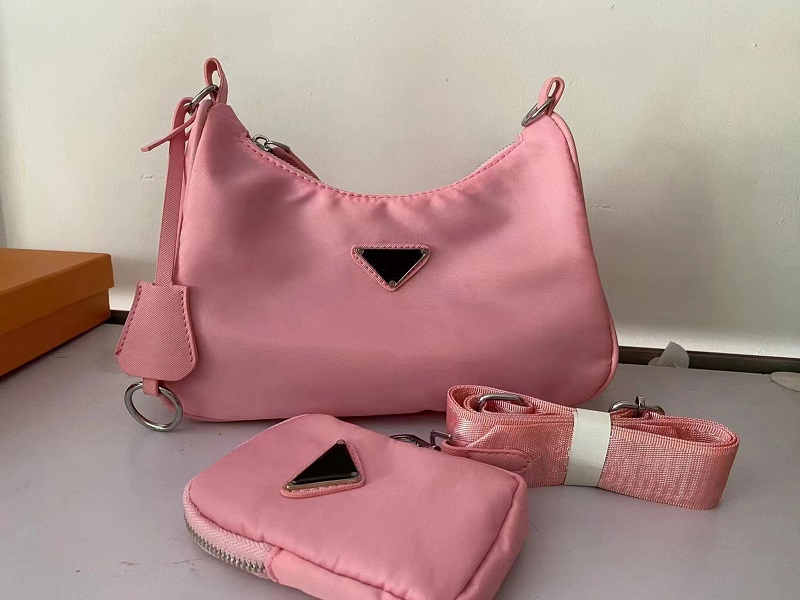 

Designers Bag Nylon woman luxurys men designers bags lady crossbody tote Hobo Shoulder Purses Handbags Bag wallet 2 piece set, 12