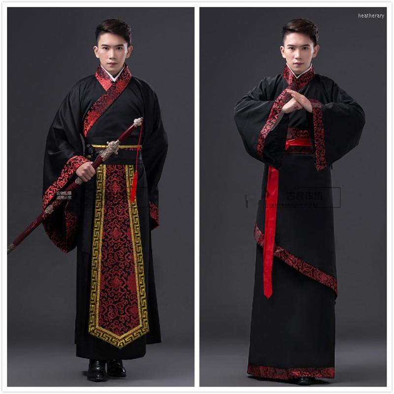 

Stage Wear 17 Colors Mens Hanfu Traditional Chinese Clothing Ancient Costume Festival Outfit Performance Folk Dance Costumes, Color 1
