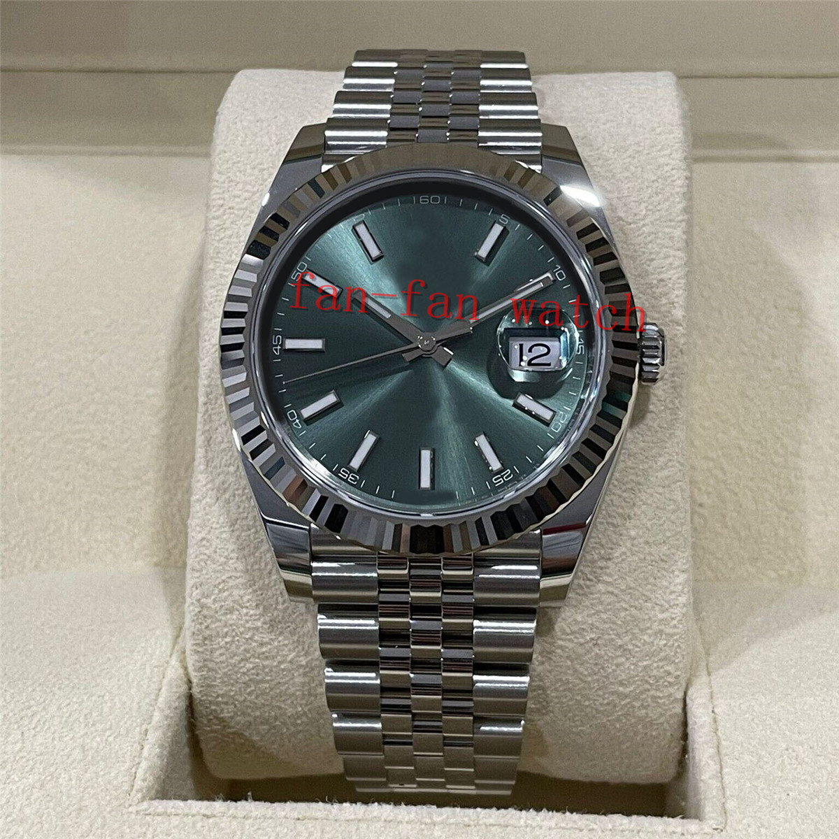 

2022 3215 men watches 126334 Datejust 41mm Jubilee green Dial Box Papers