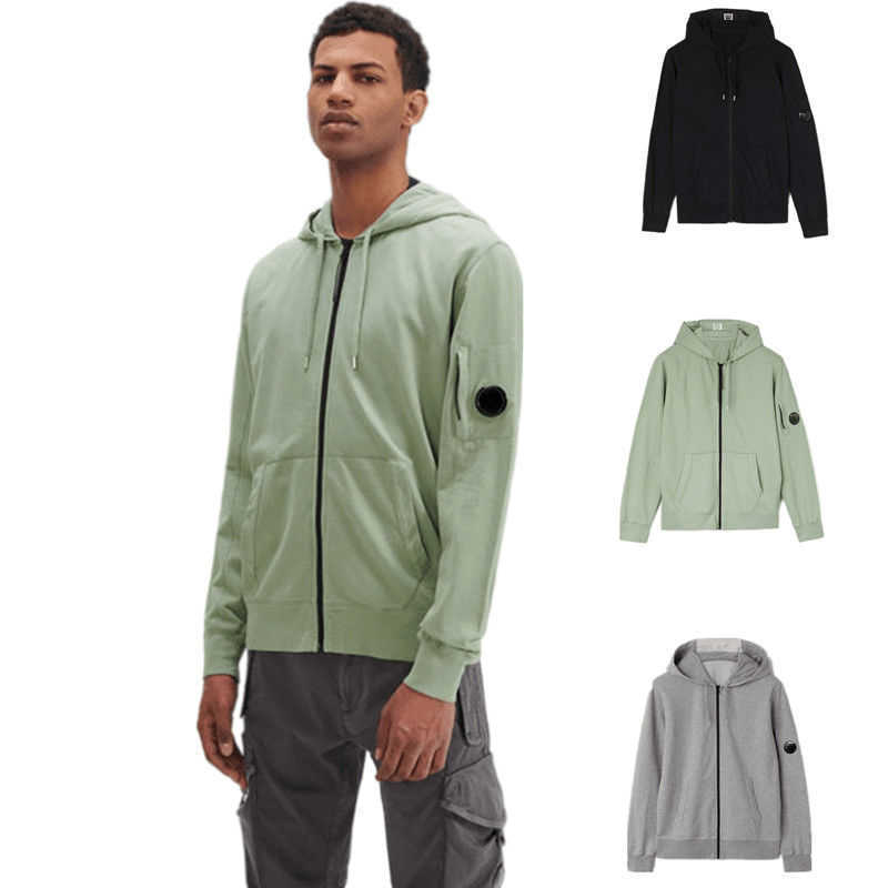 

Men's Tracksuits Mens Jacket Cp Designer Hoodie Zipper Cardigan Fashion Hooded Coat Men Women Casual Sweatshirt High Version Clothing Company, Black