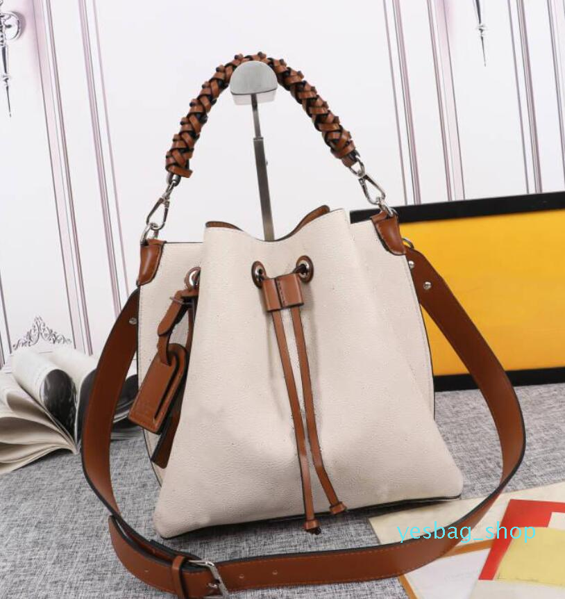 

Shoulder Bags Drawstring Fashion Marmont Ophidia Muria Bucket bag alphabet pattern Satchel Bag Handbags Crossbody Purse Lady Leather Classic Style Tote Backpack, Beige