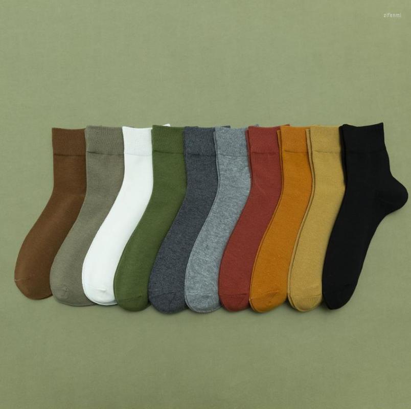 

Men's Socks 10Pairs Brand Men's Cotton For Man Black Business Breathable Autumn Winter Male Crew Meias Sokken