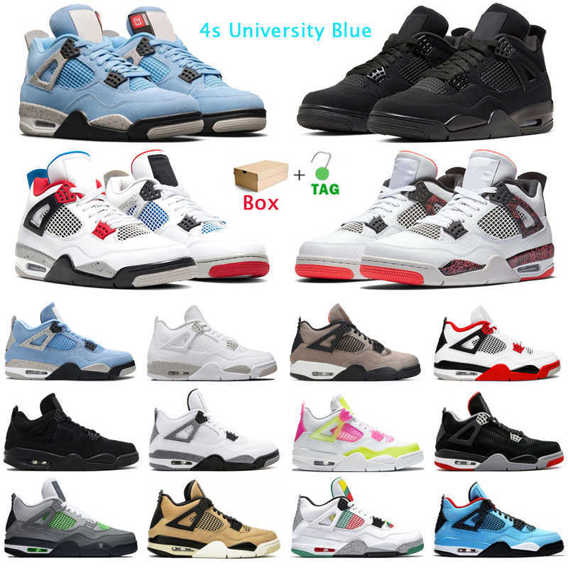 

Basketball Shoes 4s Jumpman University Blue 4 White Oreo Fire Red Taupe Haze Cool Grey Pure Money Bred Mens Trainers Sport Sneakers Cheap, #9