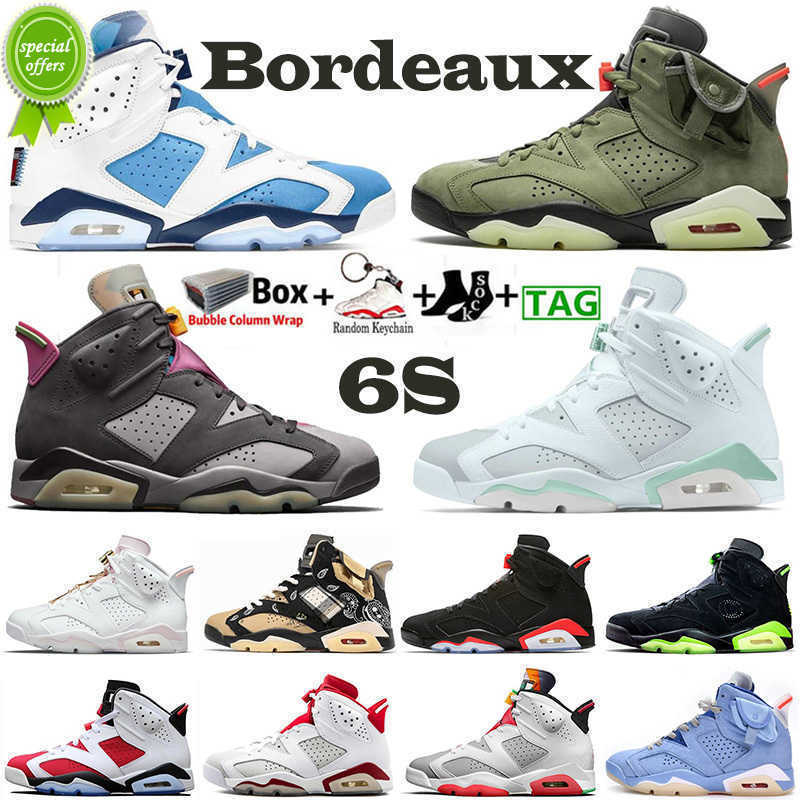 

2023 Jumpman VI 6 6s Men Basketball Shoes Electric Green Midnight Navy University Blue Bordeaux Hare UNC Infrared White Red Oreo Flint Sports
