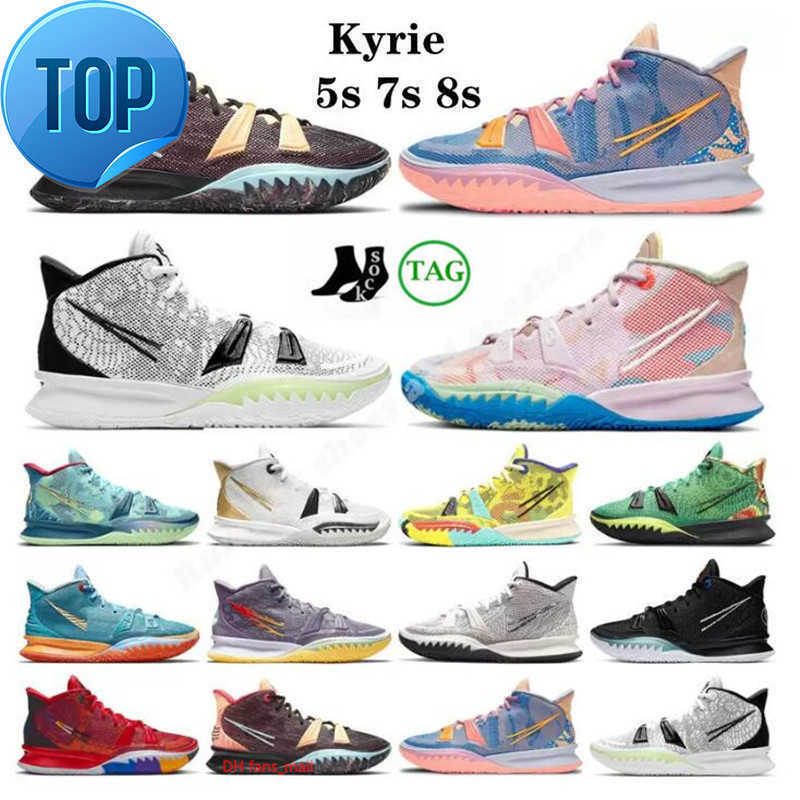 

TOP Basketball Shoes Beach Vibes Sports Sneakers Collection Special Gold Daybreak 2022 Kyrie 7 Kyries 5S Fx Pre-Heat Viii Kyrie Men Sisterhood