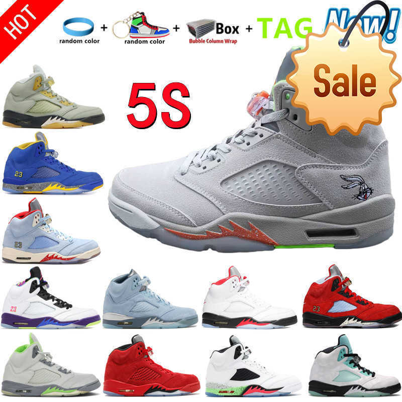 

OG 2022 High Quality 5s Basketball Shoes men V Raging Red 5 Stealth 2.0 Fire What The White Cement Metallic retro International Flight Oreo, 22