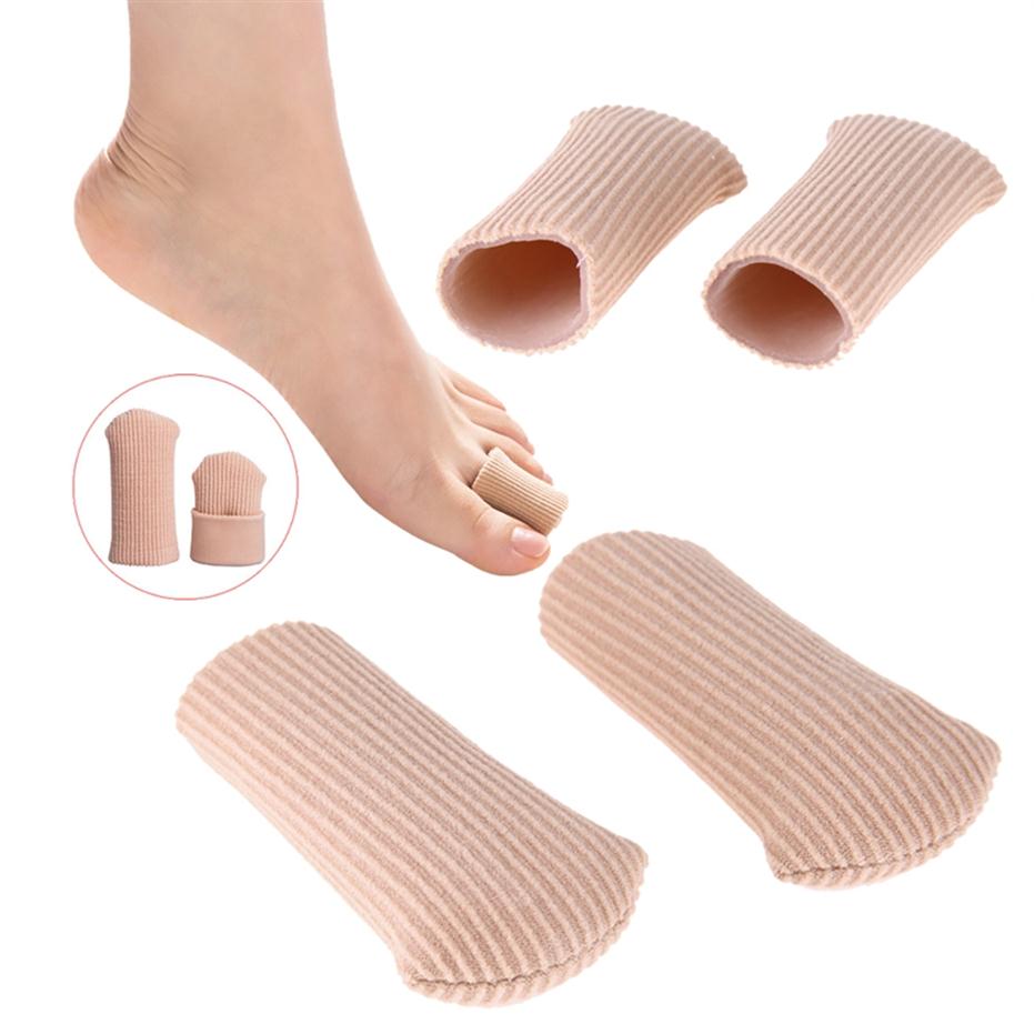 

7CM Fabric Gel Tube Cushion Corns and Calluses Toe Protector Hallux Valgus Orthopedics Bunion Guard for Feet Care insoles318V