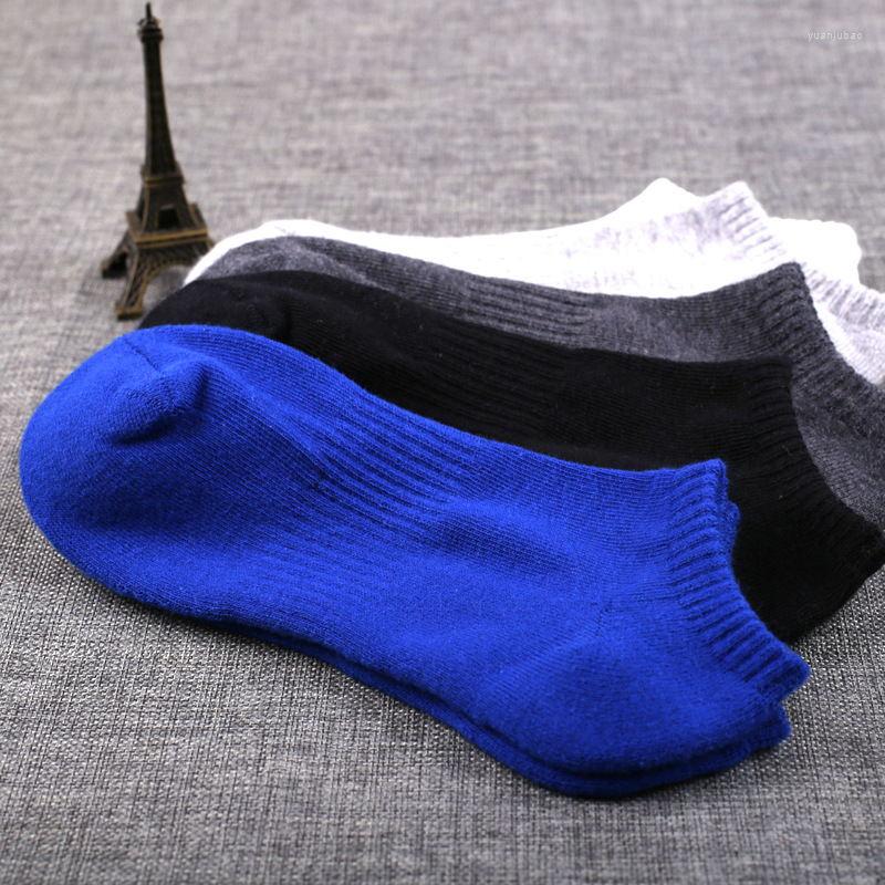 

Men's Socks 5pairs/lot Man's Pure Cotton Fashion Ankle Men Sox High Qualtiy Casual Big Size Thick Sock Summer Spring, Black