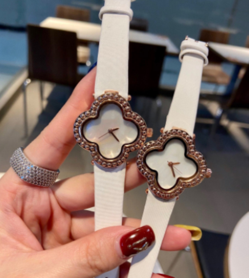 

Luxury design Clover watch micro pave jewelry for women gift