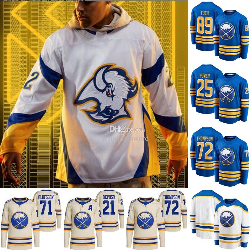 

Hockey Jerseys Buffalo 53 Jeff Skinner Sabres Reverse Retro Jersey Alex Tuch Victor Olofsson Kyle Okposo Rasmus Dahlin Owen Power Tage Thomp, Womens 2022 heritage classic s-xxl