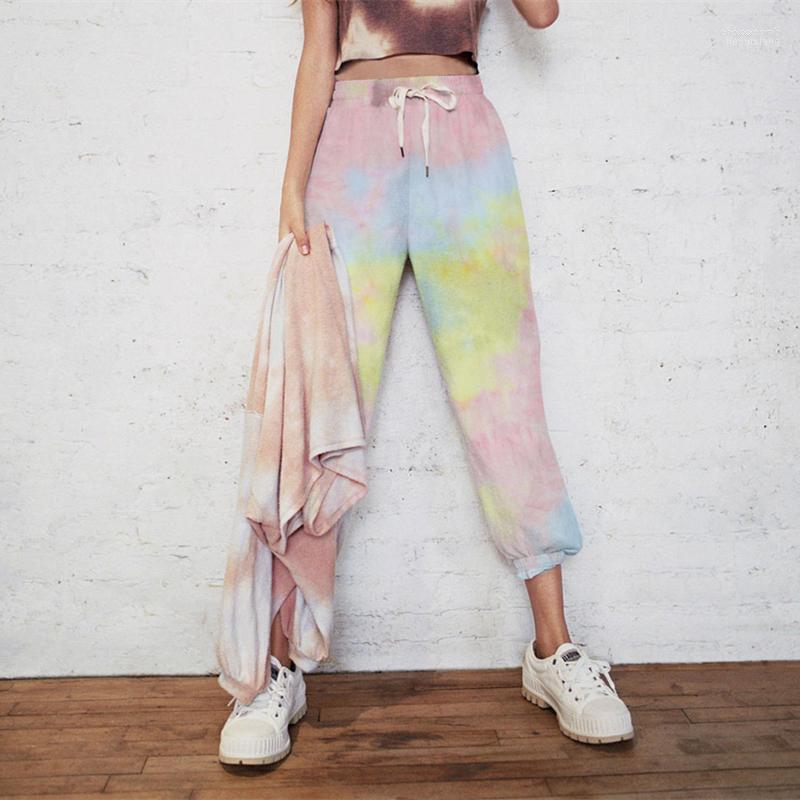 

Women' Pants Women' & Capris Summer Women Ankle Length Sweatpants For Tie-Dye Aesthetic Track Streetwear Joggers Lose Weight, Pink