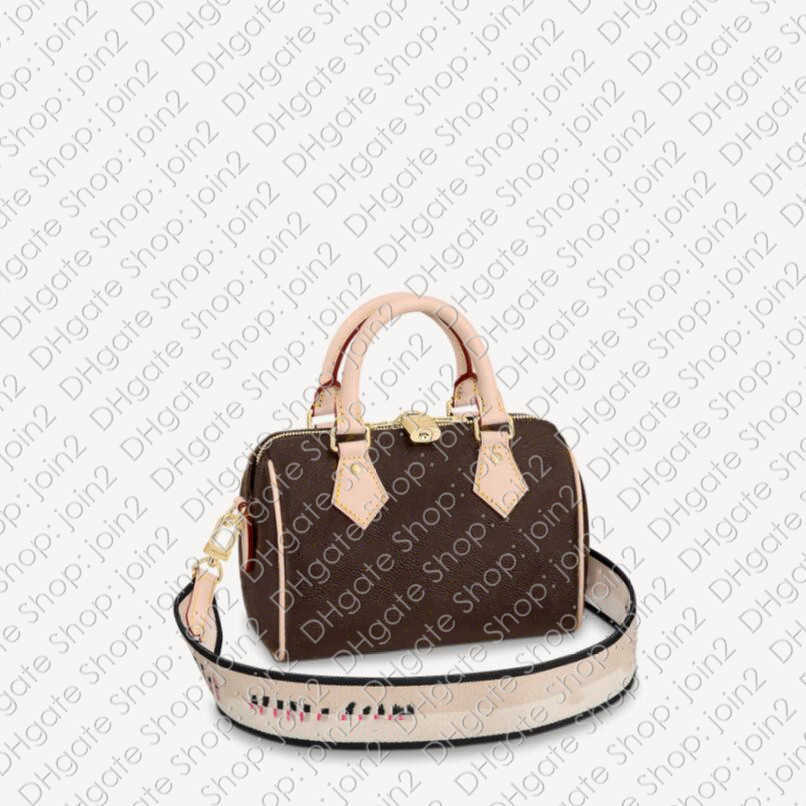 

TOP Womens Shoulder women bags Cross Body Bag Compact genuine leather Handbag designer handbags tote, Brown with flowers (black strap)